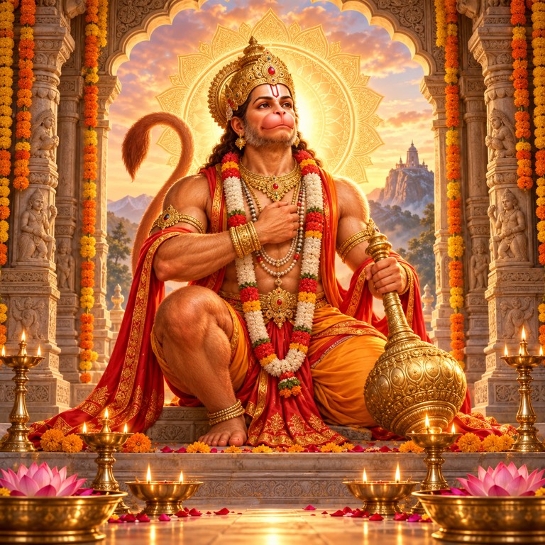 Hanuman Ji devotional artwork