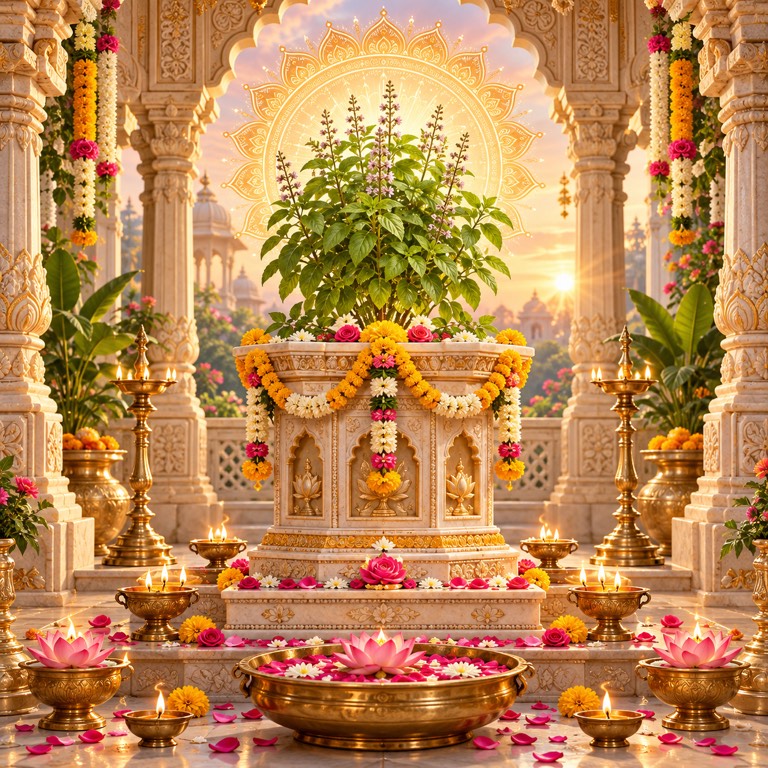 Tulsi Mata devotional artwork