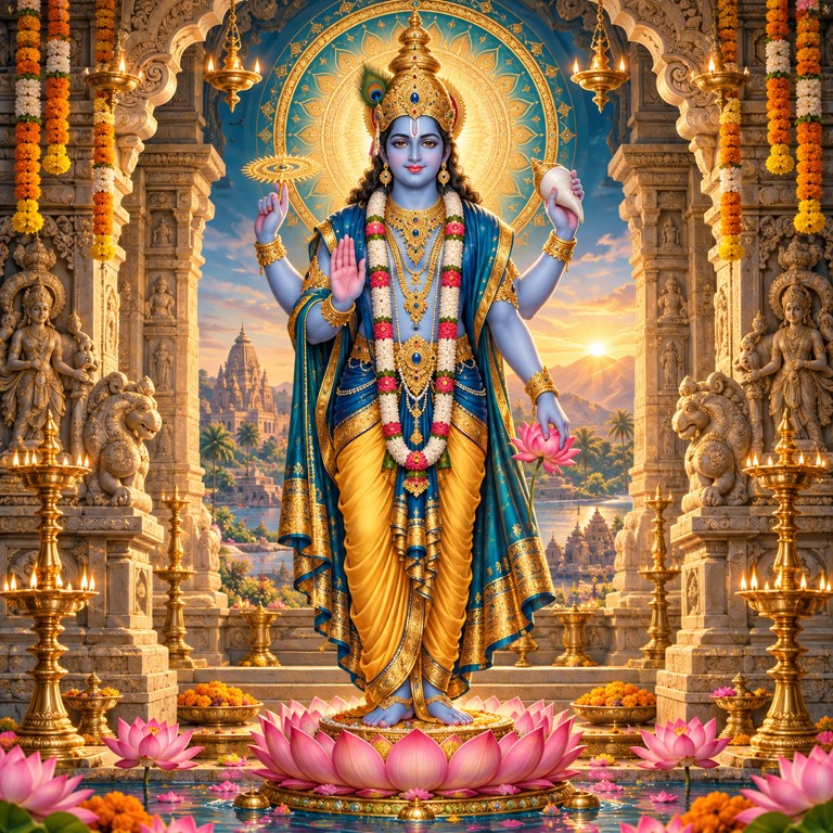 Vishnu Ji devotional artwork